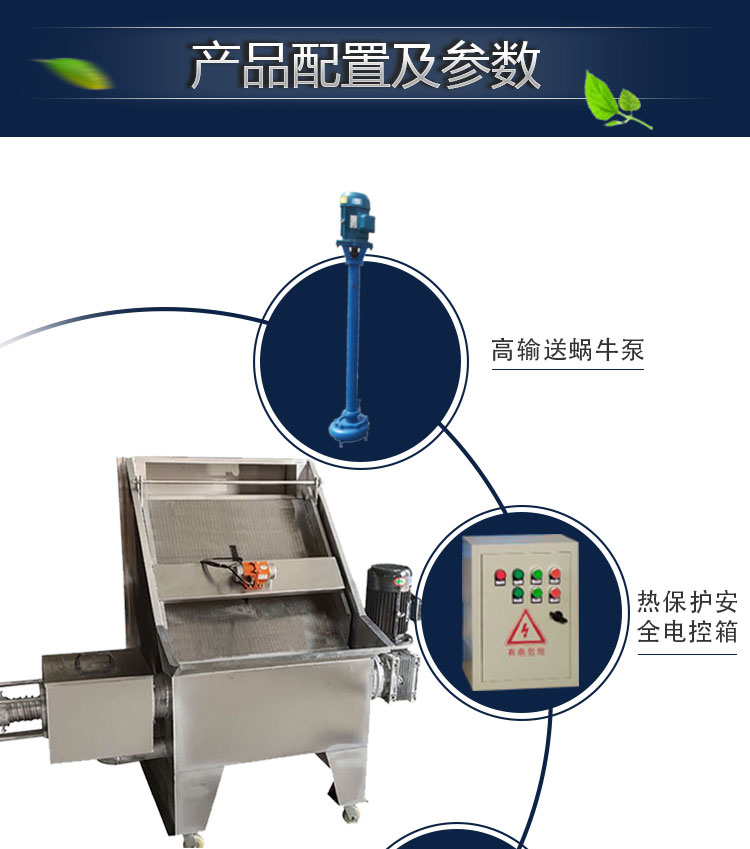 斜篩式干濕分離機(圖4)